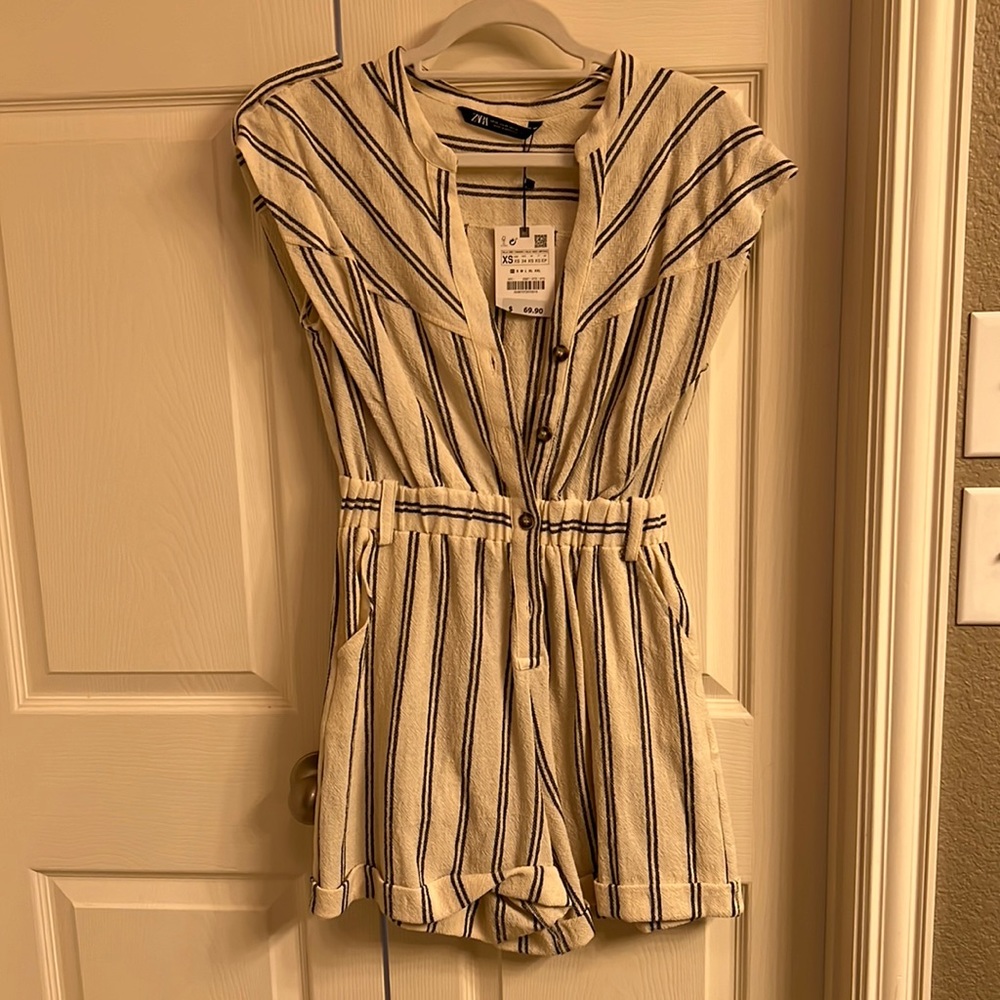 Zara Stripped Romper